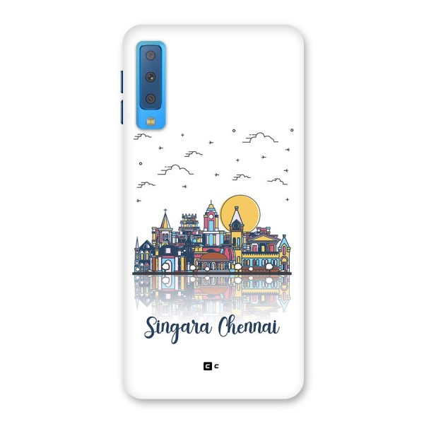 Chennai City Back Case for Galaxy A7 (2018)