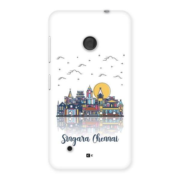 Chennai City Back Case for Lumia 530