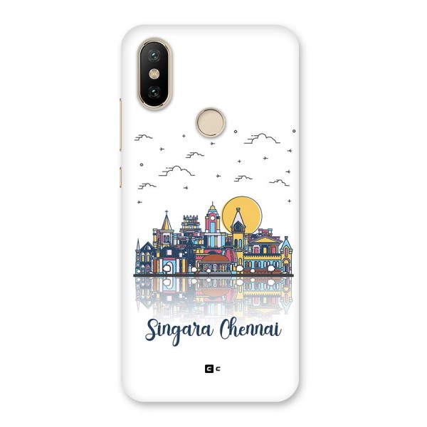 Chennai City Back Case for Mi A2