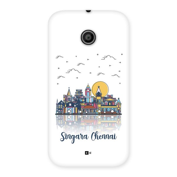 Chennai City Back Case for Moto E