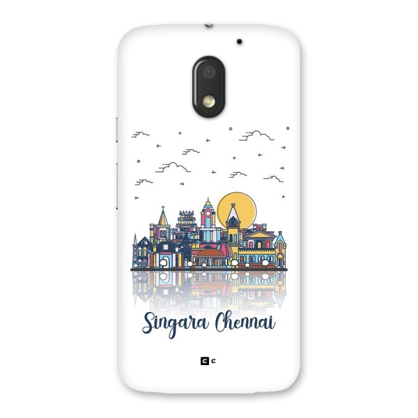 Chennai City Back Case for Moto E3 Power