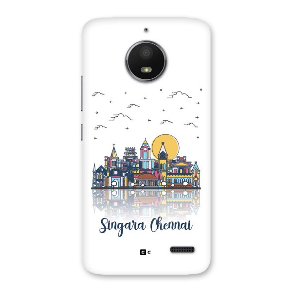 Chennai City Back Case for Moto E4