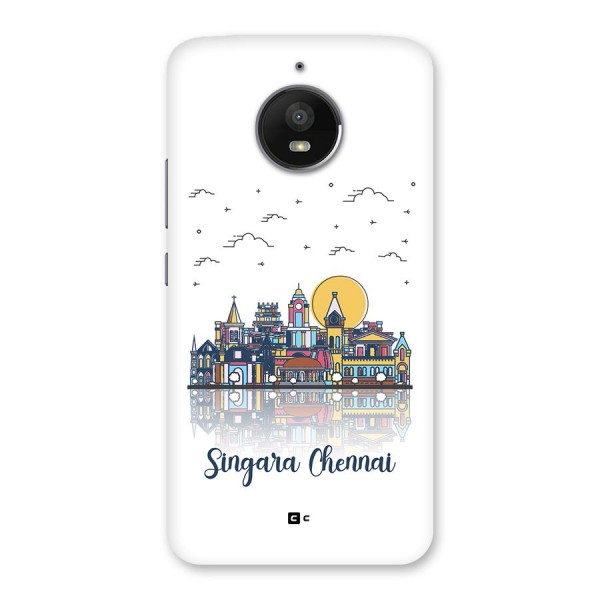 Chennai City Back Case for Moto E4 Plus