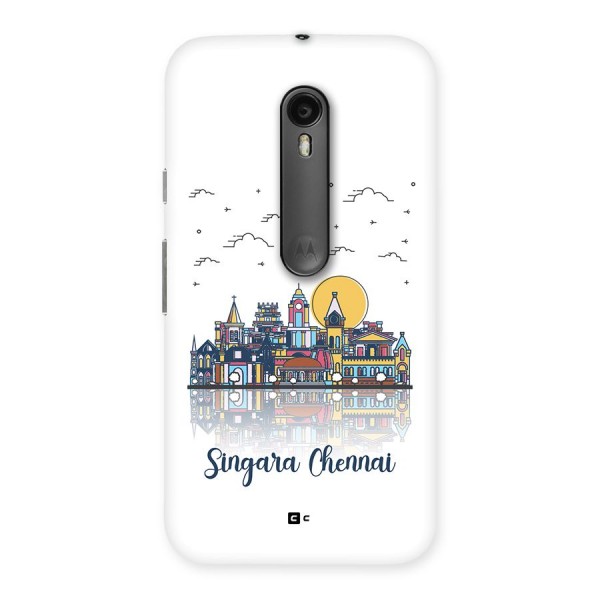 Chennai City Back Case for Moto G3