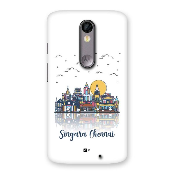 Chennai City Back Case for Moto X Force