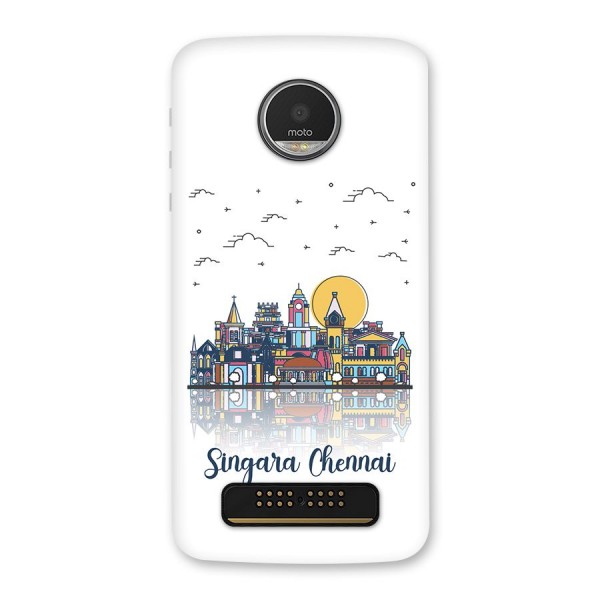 Chennai City Back Case for Moto Z Play