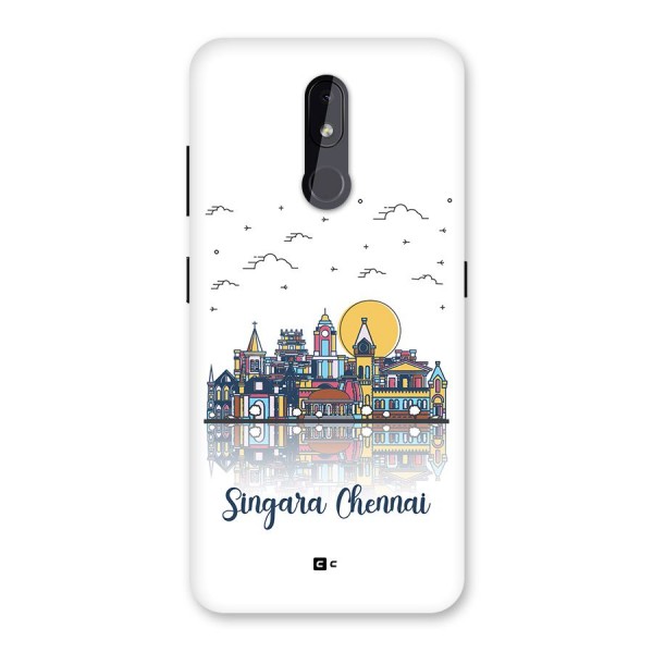 Chennai City Back Case for Nokia 3.2