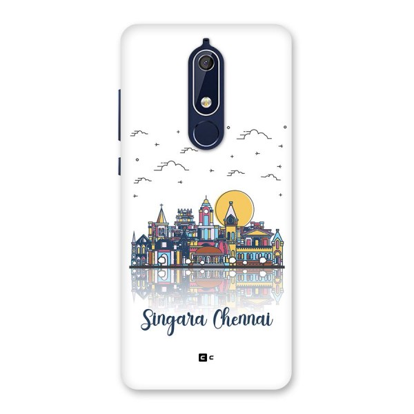 Chennai City Back Case for Nokia 5.1