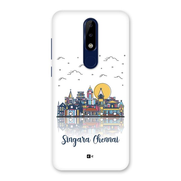 Chennai City Back Case for Nokia 5.1 Plus