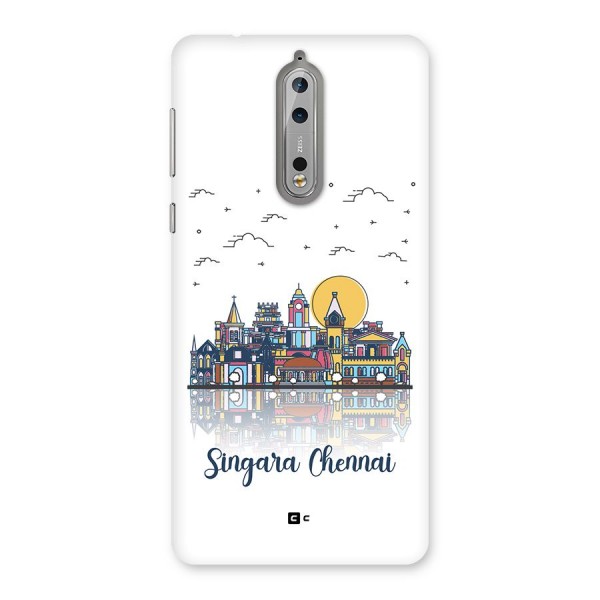 Chennai City Back Case for Nokia 8