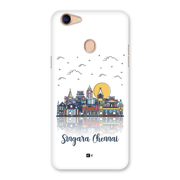 Chennai City Back Case for Oppo F5