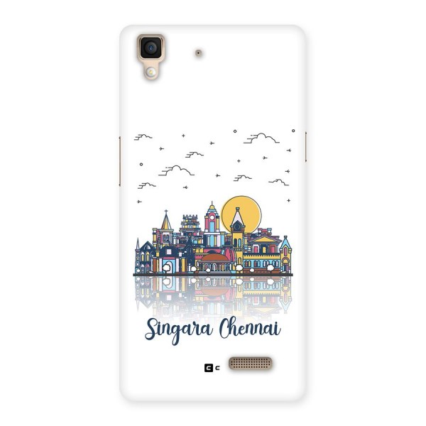 Chennai City Back Case for Oppo R7