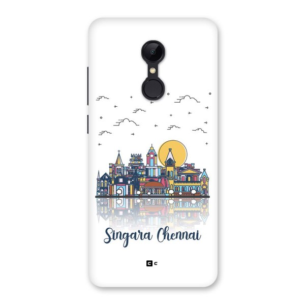 Chennai City Back Case for Redmi 5