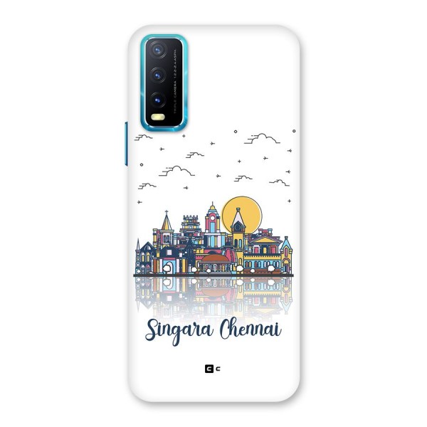 Chennai City Back Case for Vivo Y12s