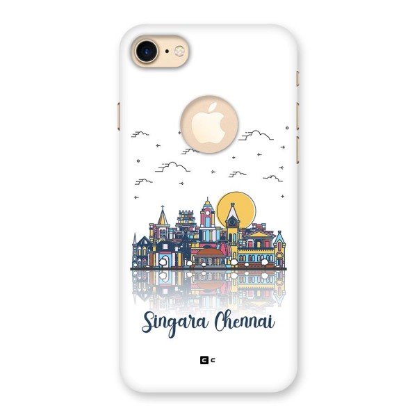 Chennai City Back Case for iPhone 8 Logo Cut