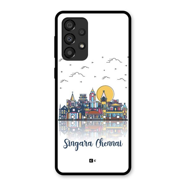 Chennai City Glass Back Case for Galaxy A33 5G