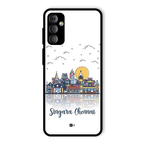 Chennai City Glass Back Case for Galaxy F23