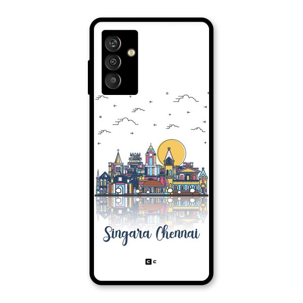 Chennai City Glass Back Case for Galaxy M13