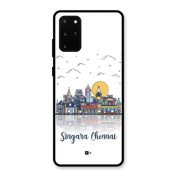 Chennai City Glass Back Case for Galaxy S20 Plus