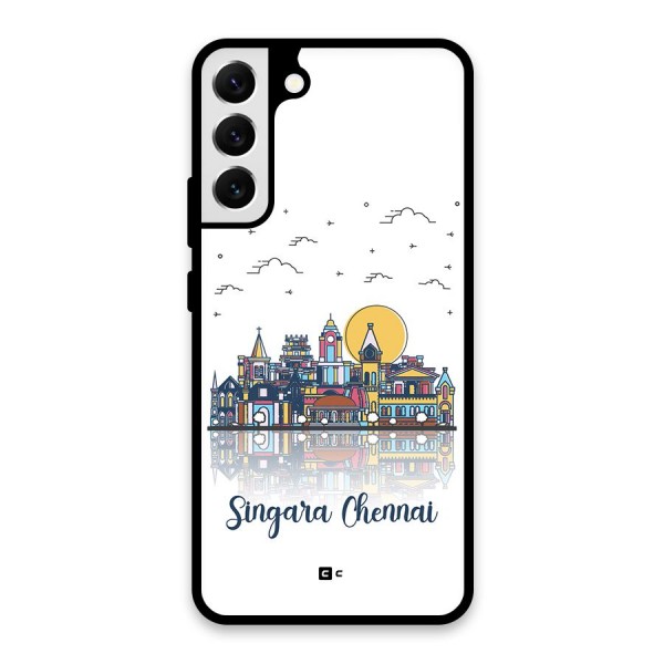 Chennai City Glass Back Case for Galaxy S22 Plus 5G