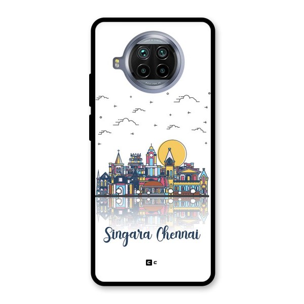 Chennai City Glass Back Case for Mi 10i