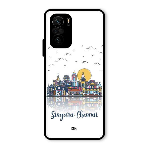 Chennai City Glass Back Case for Mi 11x