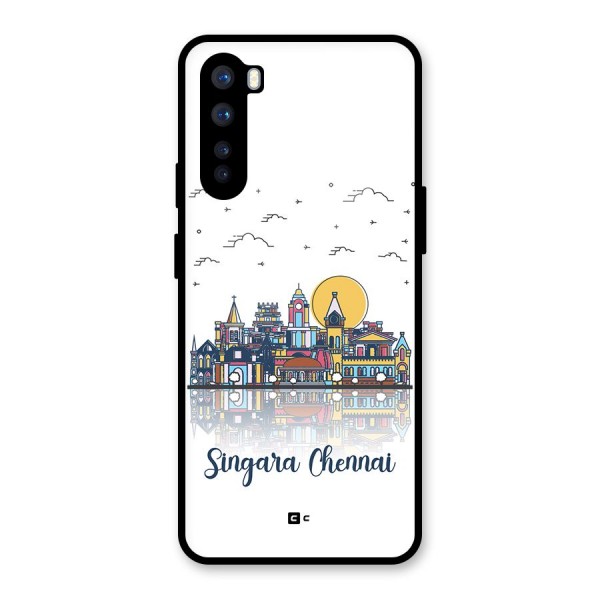 Chennai City Glass Back Case for OnePlus Nord