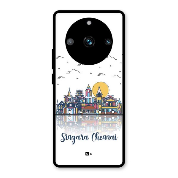 Chennai City Glass Back Case for Realme 11 Pro