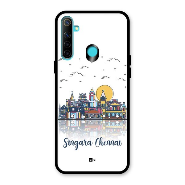 Chennai City Glass Back Case for Realme 5