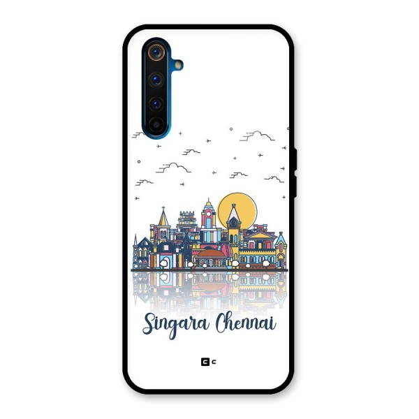 Chennai City Glass Back Case for Realme 6 Pro