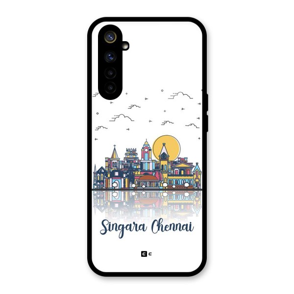 Chennai City Glass Back Case for Realme 6i