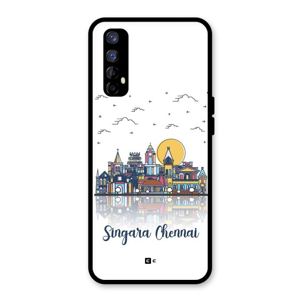 Chennai City Glass Back Case for Realme 7