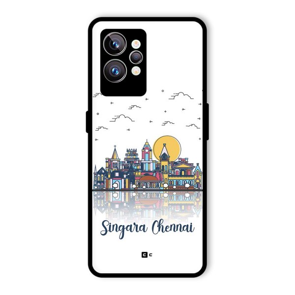 Chennai City Glass Back Case for Realme GT2 Pro