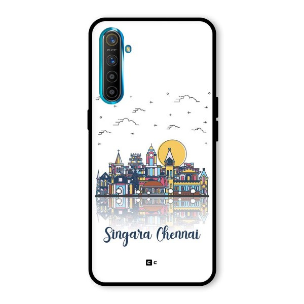 Chennai City Glass Back Case for Realme X2