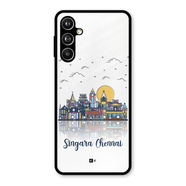 Chennai City Metal Back Case for Galaxy F54