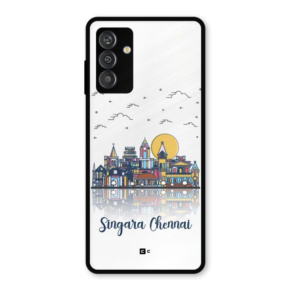 Chennai City Metal Back Case for Galaxy M14 5G