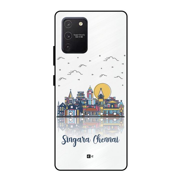 Chennai City Metal Back Case for Galaxy S10 Lite