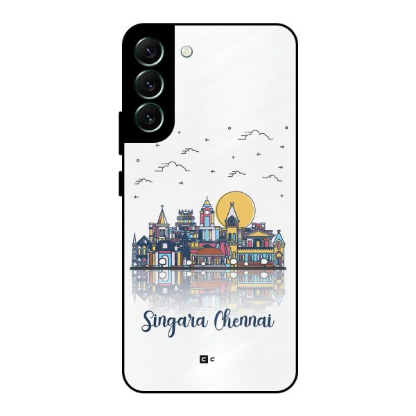 Chennai City Metal Back Case for Galaxy S22 Plus 5G