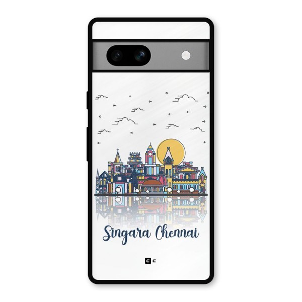 Chennai City Metal Back Case for Google Pixel 7a