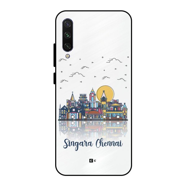 Chennai City Metal Back Case for Mi A3