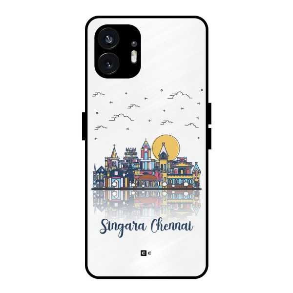 Chennai City Metal Back Case for Nothing Phone 2