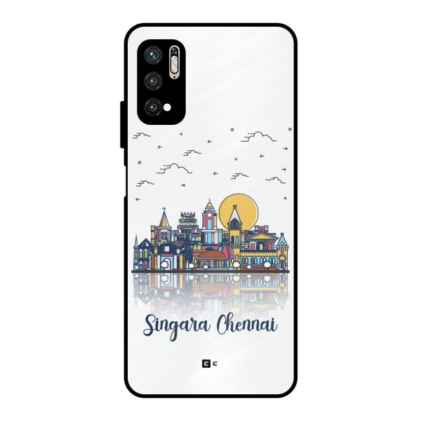 Chennai City Metal Back Case for Poco M3 Pro 5G