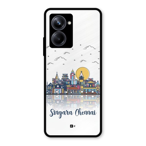 Chennai City Metal Back Case for Realme 10 Pro