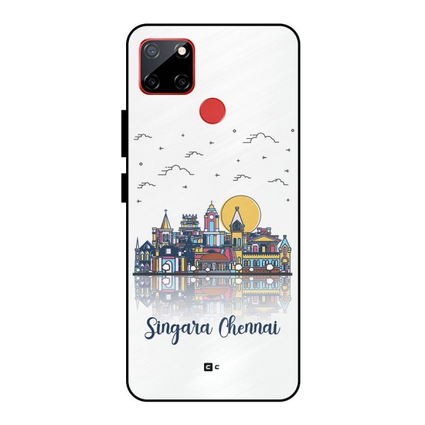 Chennai City Metal Back Case for Realme C12