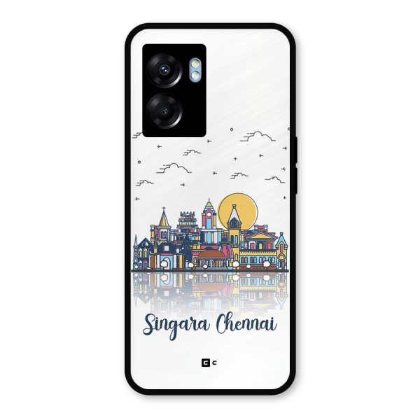 Chennai City Metal Back Case for Realme Narzo 50 5G