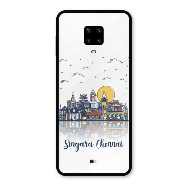 Chennai City Metal Back Case for Redmi Note 10 Lite