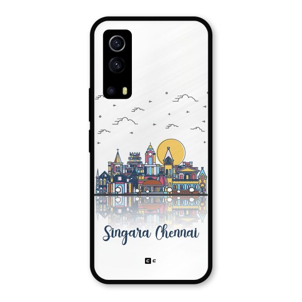 Chennai City Metal Back Case for iQOO Z3