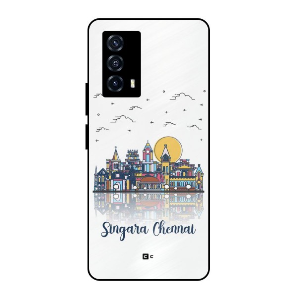 Chennai City Metal Back Case for iQOO Z5