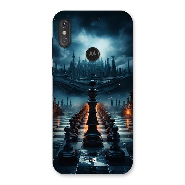 Chess World Back Case for Motorola One Power