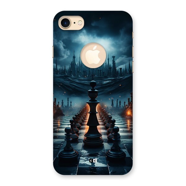 Chess World Back Case for iPhone 8 Logo Cut